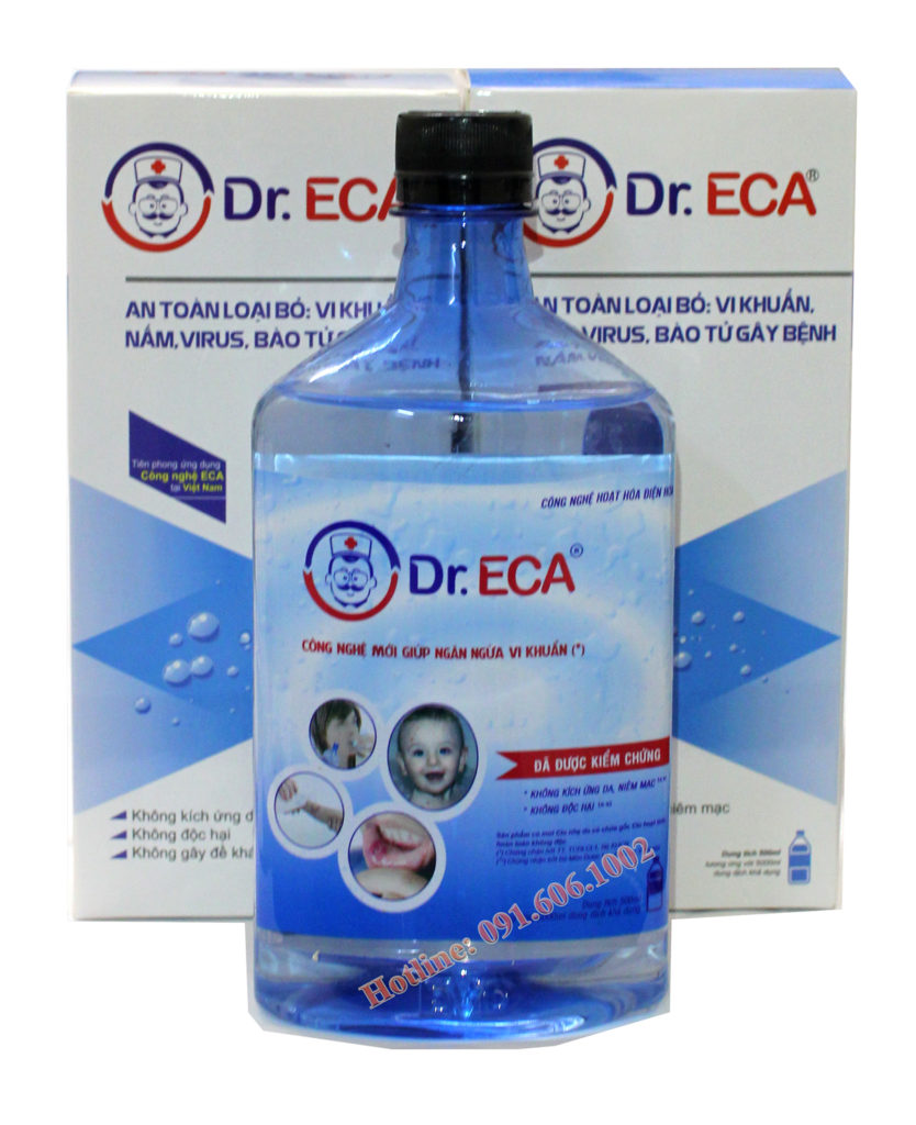 Dung dịch Dr.ECA hỗ trợ điều trị tay chân miệng